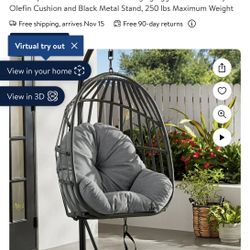 Brand New Egg Chair Never Opened 