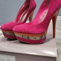 Bakers Hot Pink Heels Size 7 