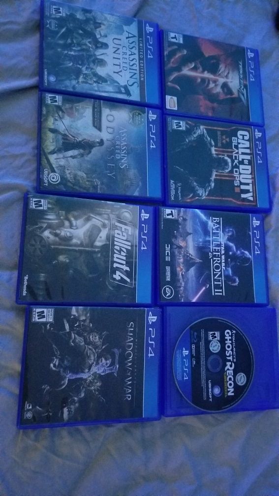 Ps4 games lot