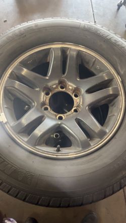 4 rims with tires