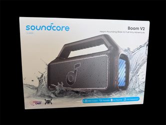 Brand New Soundcore Boom V2 Bluetooth Speaker – Sealed