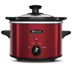 Bella 1.5 Quart Slow Cooker - Red