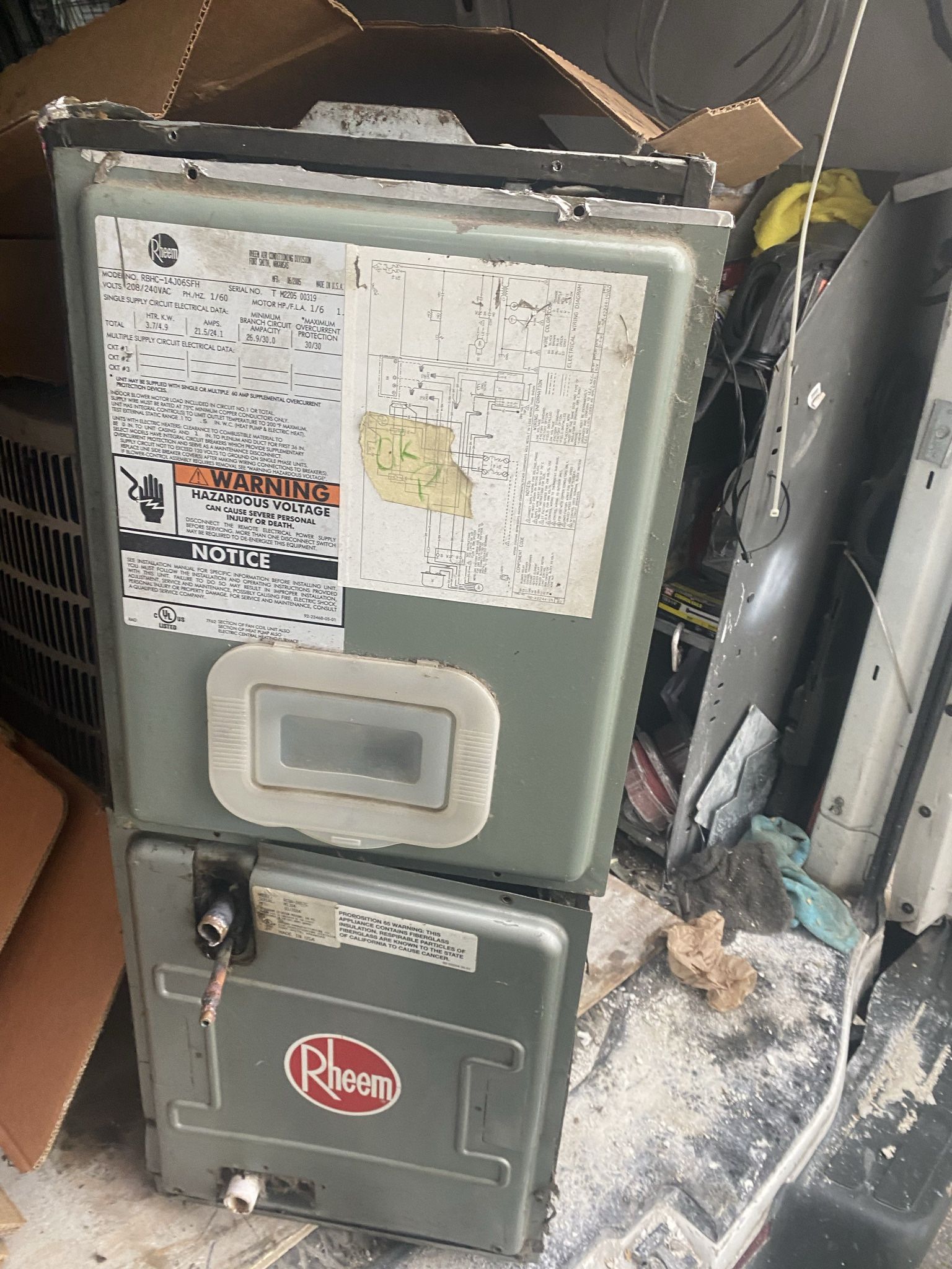 2 Ton Ac Air Handler R22 Freon for Sale in Miami, FL - OfferUp