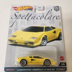 Hot Wheels Yellow Lamborghini Countach 