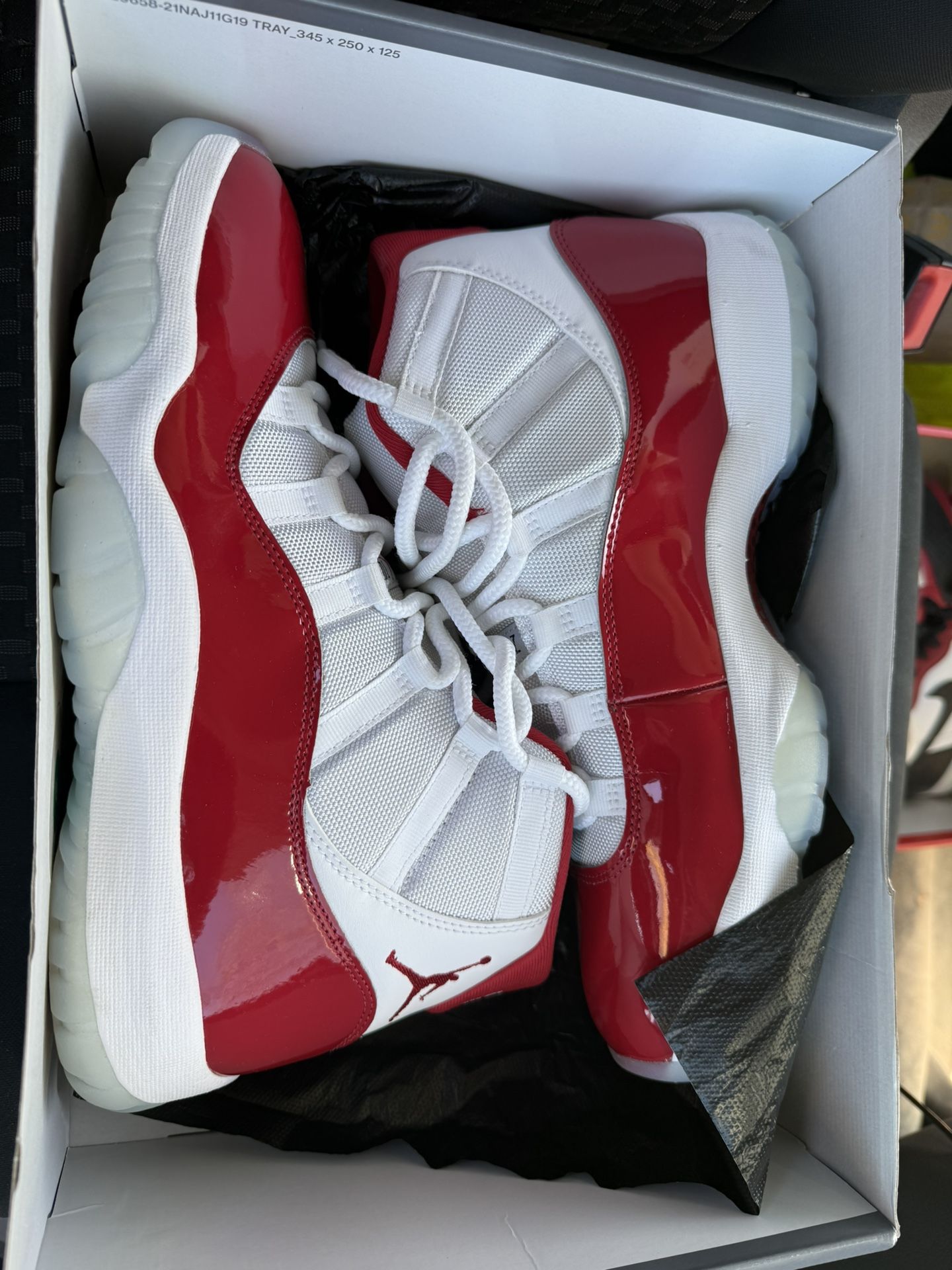 “Cherry” Red Jordan 11 Size 11