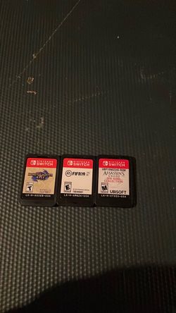 Nintendo Switch Game Cartridges Lot of 3