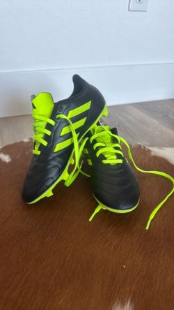 Boys size five soccer cleats
