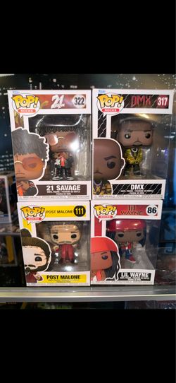 Funko Pop - DMX, 21 Savage, Post Malone, Lil Wayne