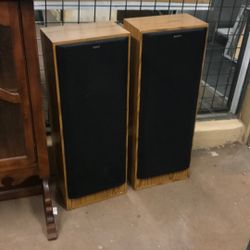 Free Display Cabinet 2  Big Sony Speakers 