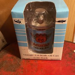 Phillips 66 Aviation Engine Oil Coin Bank 2004 First Gear