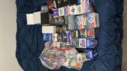 Large Lot of Trading Card Boxes and Cards