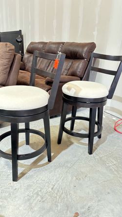 26” Set of 2 Height counter barstool