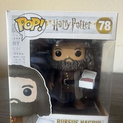 SUPER Rubeus Hagrid w/ Birthday Cake Funko Pop #78 Harry Potter Wizarding World
