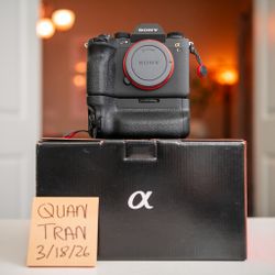 Sony A1 camera with grip