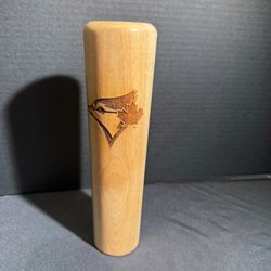 Toronto Blue Jays Solid Wood Dugout Cup 12 Oz, 10" High,  Never Used