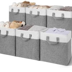 Bins - 11x11 Cube Organizers with Metal Frame, Closet Storage Baskets .......NOT  FREE 