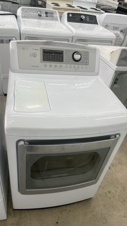 LG TrueSteam Sensor Dry Front-Load Dryer White
