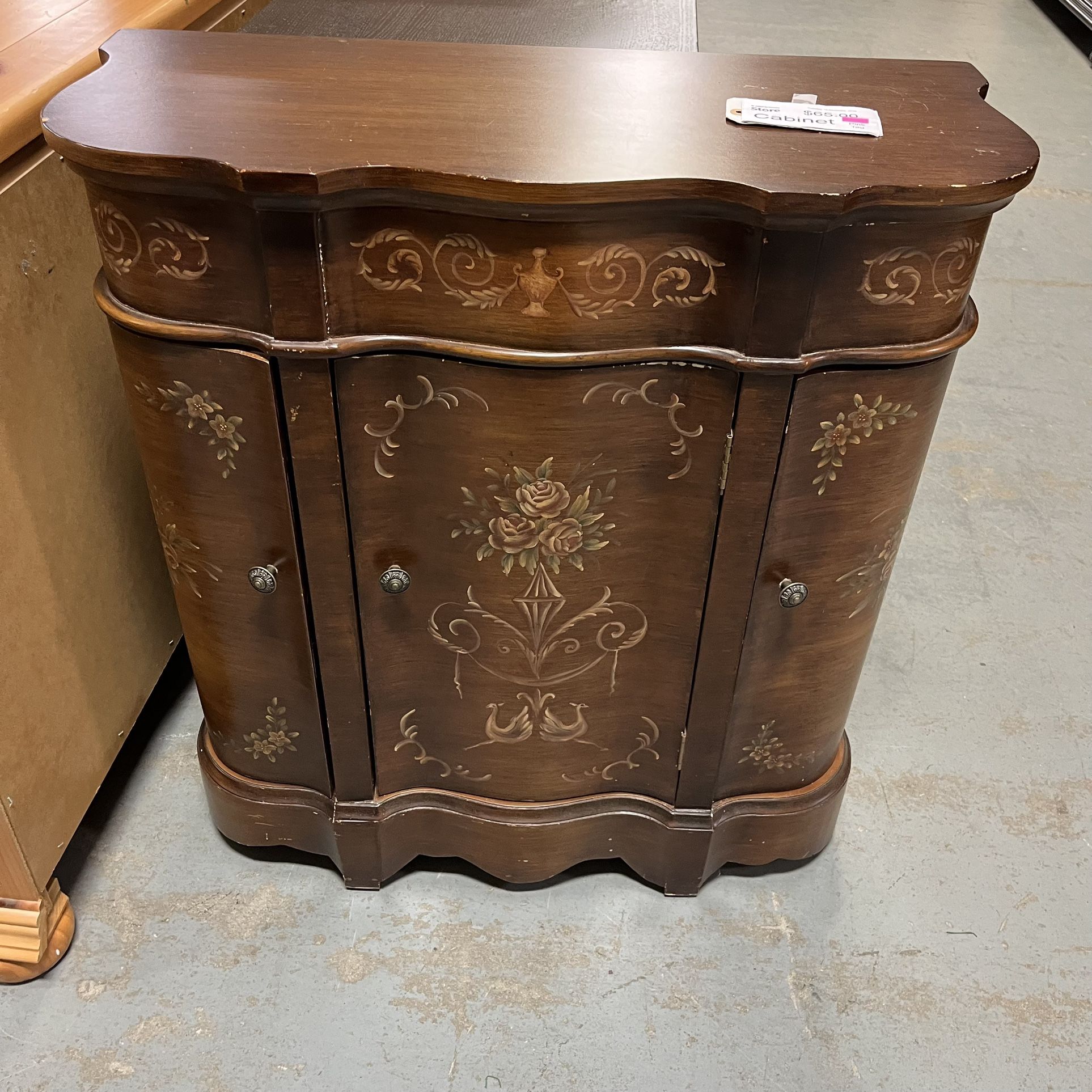 Brown Console Table Cabinet (in Store)