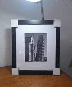 Vintage! LIFE 1945 Framed W/COA " LEANING TOWER of PISA " Authentic Photograph #A0121
