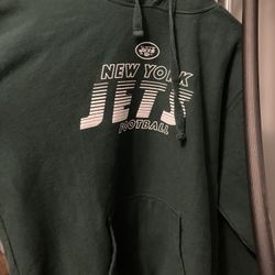 New York Jets Sweatshirt Size Large Green 