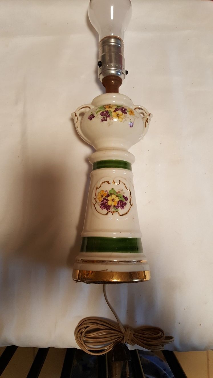 Vintage ceramic lamp