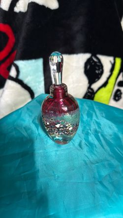 Blown Glass Perfume Bottle