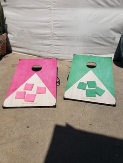 Cornhole Game With Lights