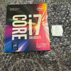 Intel i7-7700k CPU 