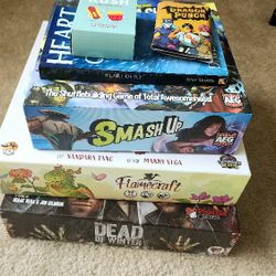 Board games & 1 Gamebook for sale