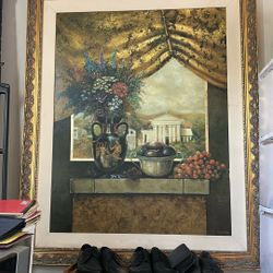 Large Frame Print Painting ( 46x56inch)