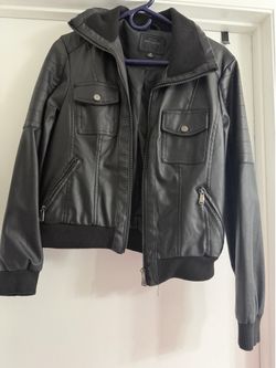 $20 Miss London Faux Bomber Jacket