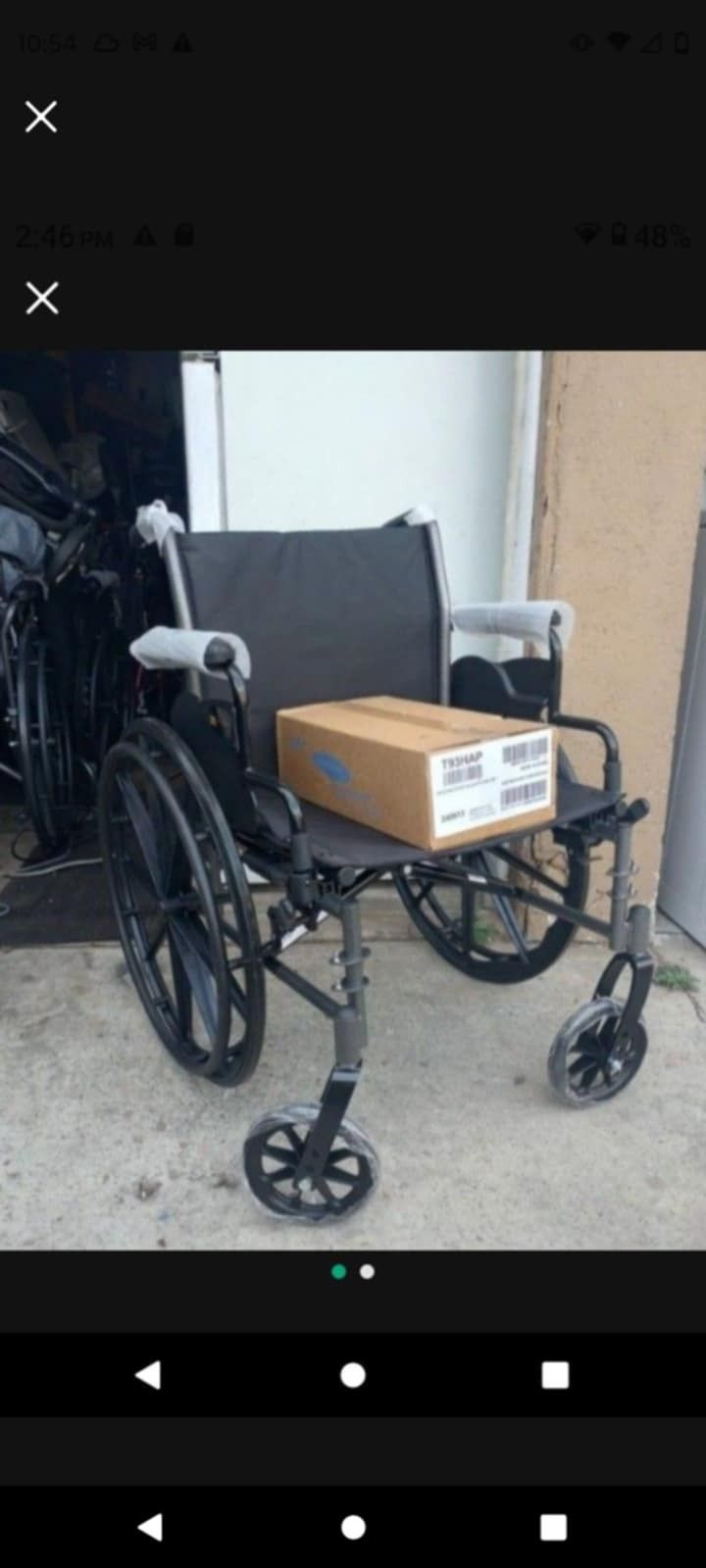 HEALTHCARE WHEELCHAIR 18" WIDTH REGULAR FOOTREST