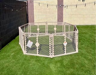 North States Superyard 8-Panel Indoor/Outdoor Playpen - Sand