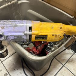 Dewalt Hammer Angle Drill Heavy Duty Dw124