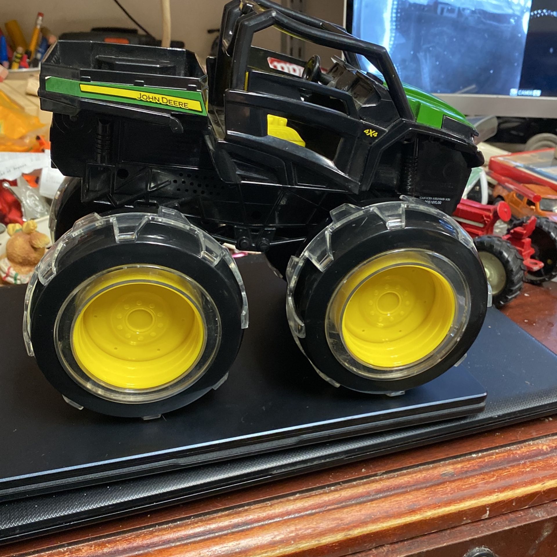 John Deere Tractor. 10 Inches Made By Ertl Lights Up Brand New Works