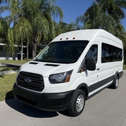 2018 FORD TRANSIT 350 HIGH ROOF EXTENDED PASSENGER VAN