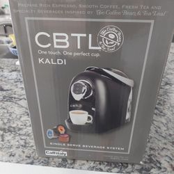 CBTL Kaldi S04 Single Serve Coffee Maker NEW for Sale in San