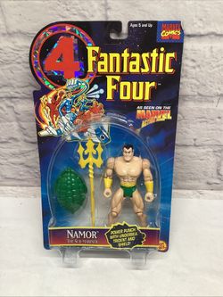 1995 TOYBIZ MARVEL COMICS FANTASTIC FOUR NAMOR THE SUB-MARINER ACTION FIGURE