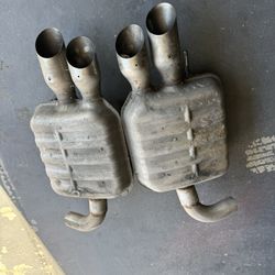 2015 - 2023 Ford Mustang GT Stock Mufflers