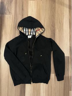 Burberry zip up hoodie