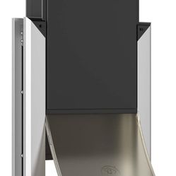 Weatherproof Dog Door with Double Sliding Lock Panel, Energy Efficient Rugged Aluminum Large Dog Door, Easy Installation, Magnetic Flap Heavy Duty Dog