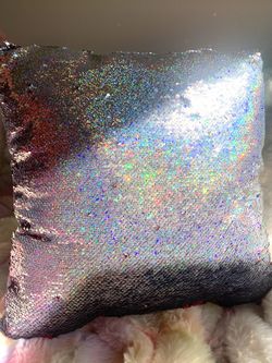 Holographic Sequin Throw Pillow FREE WITH ANY PURCHASE 