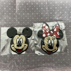 Stoney Clover Lane Mickey and Minnie patckes