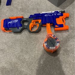 Nerf Hyperfire With Full Clip Of 25 Darts