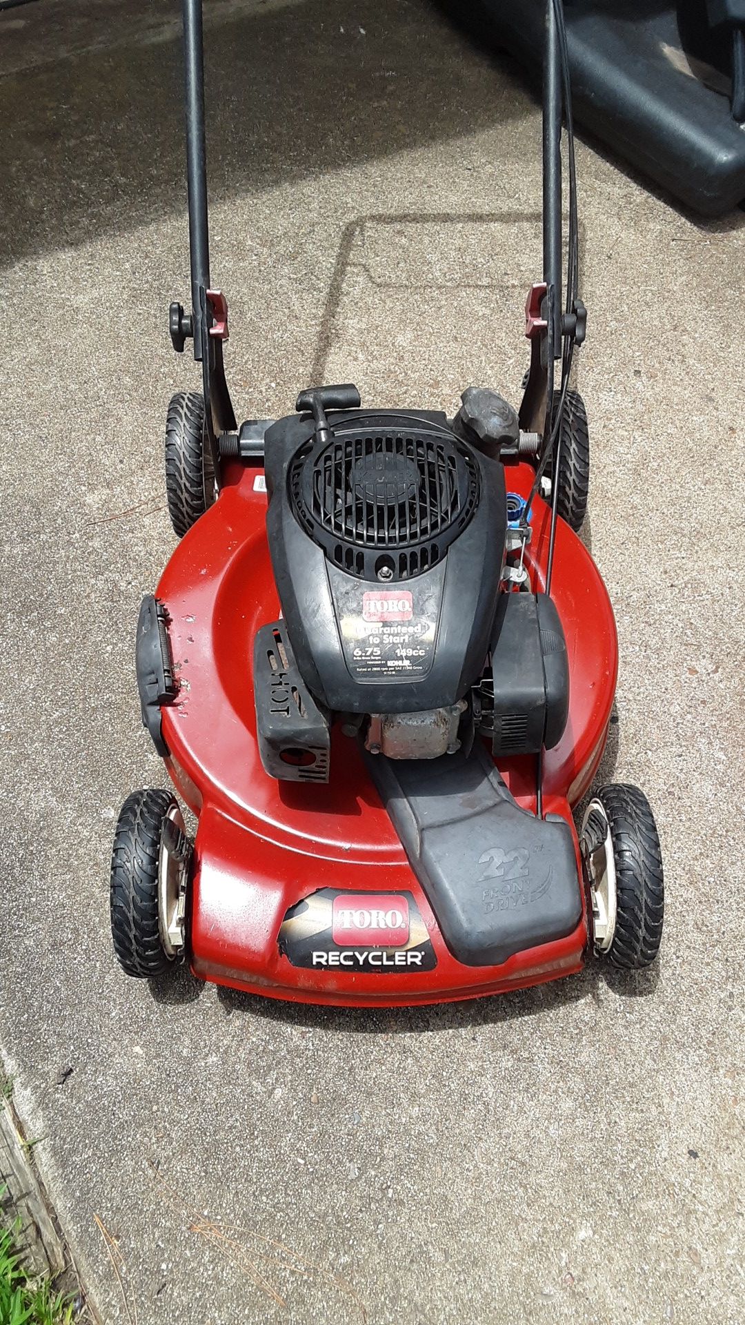 Toro 6.75 hp Lawn Mower for Sale in Missouri City, TX OfferUp