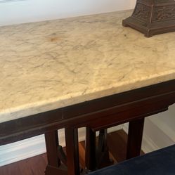 Antique Marble Side Table