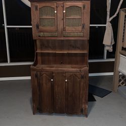 Dark Wood Cabinet 