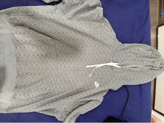 Grey and white Nike hoodie size 2xl used