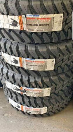 Toyo open country mt (text me your tire size)