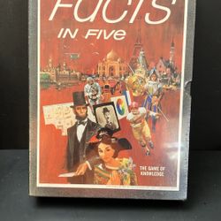 Factory Sealed Trivia Game Facts In Five Game 